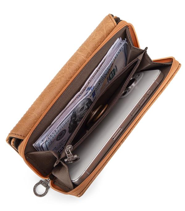 Montana West Turquoise Concho Wallet