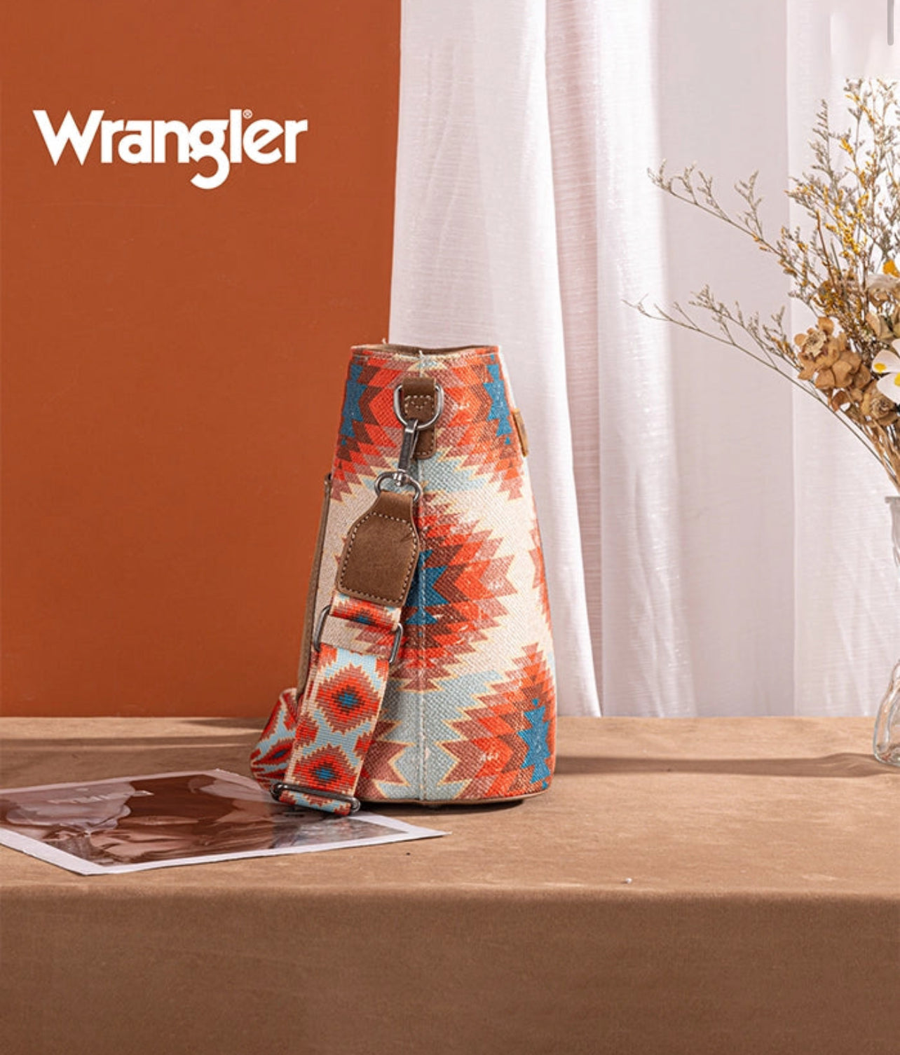 Wrangler Aztec Tote Purse Bag