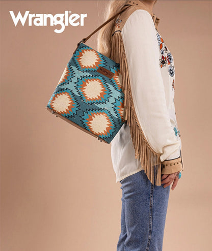 Wrangler Aztec Tote Purse Bag