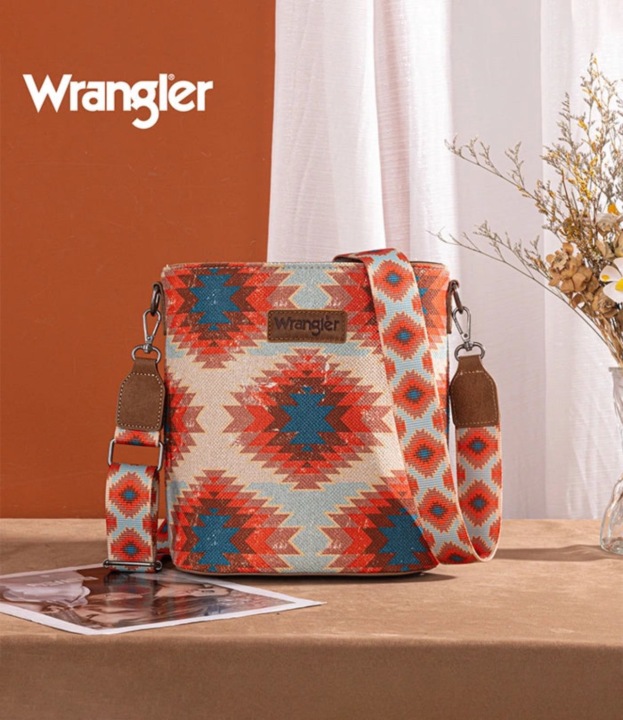 Wrangler Aztec Tote Purse Bag