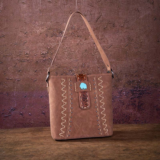 Montana West Tooled Collection Concealed Carry Hobo
