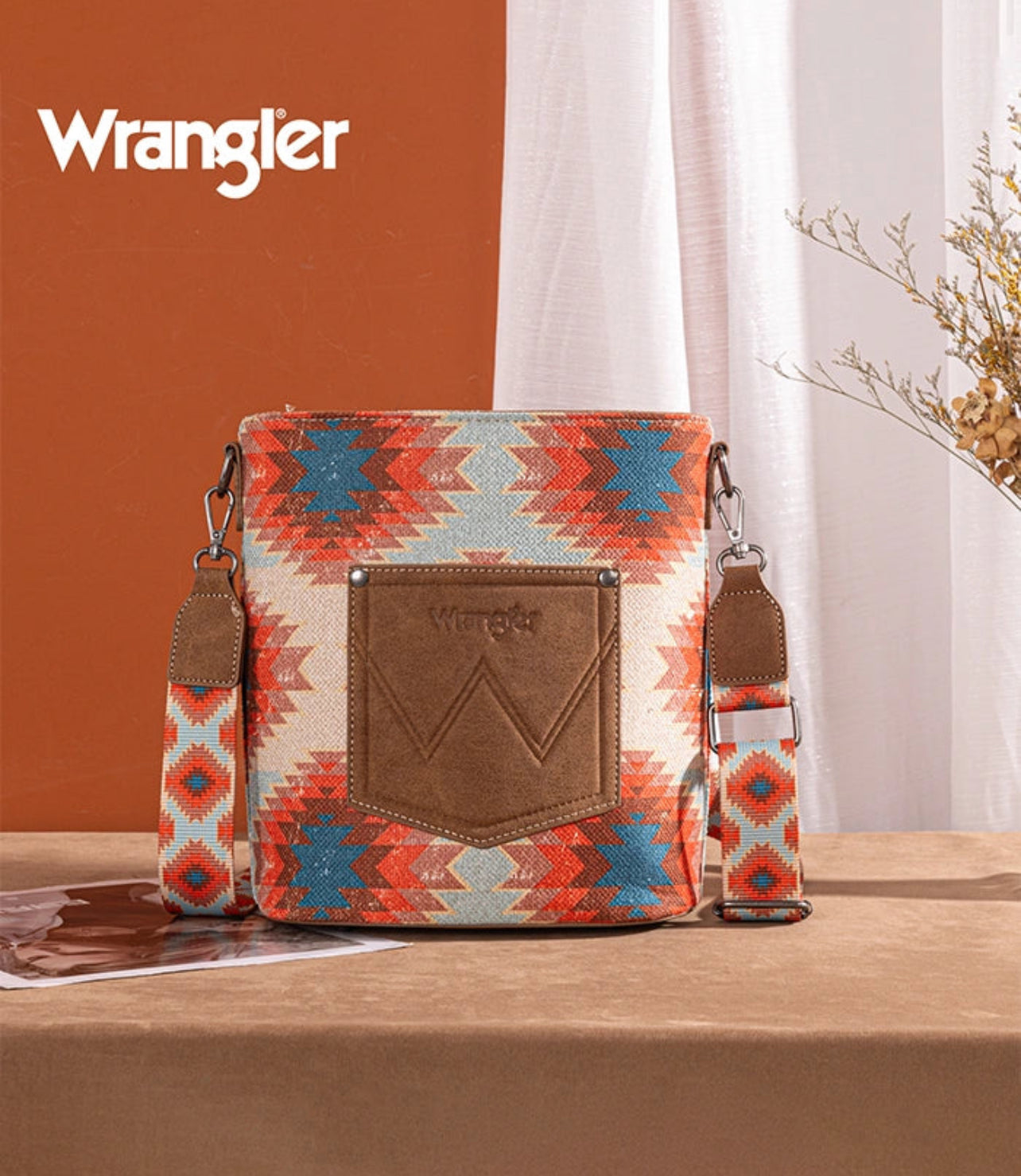 Wrangler Aztec Tote Purse Bag