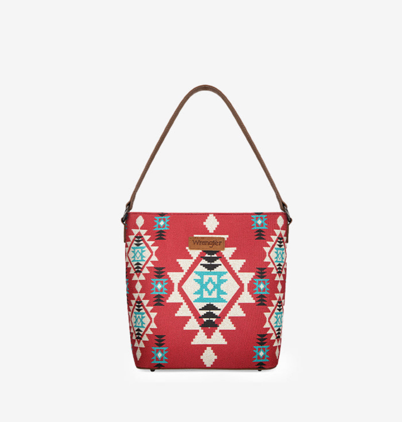 WRANGLER DUAL SIDED PRINT CANVAS SHOULDER BAG