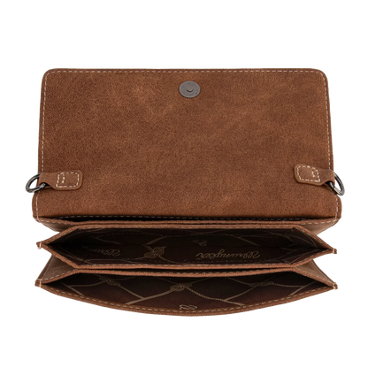 Wrangler Genuine Hair-On Cowhide Wallet/Crossbody